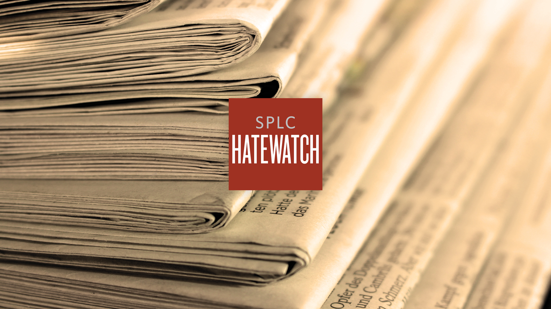 Hatewatch Headlines 11/16/2018 | Southern Poverty Law Center