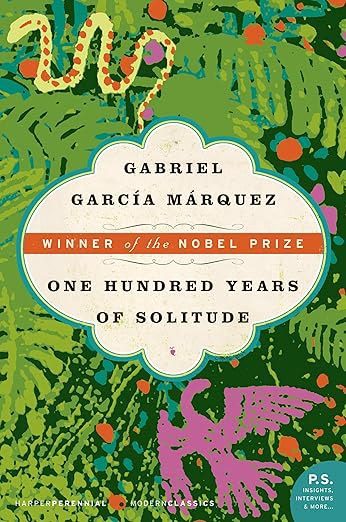 Book cover: One Hundred Years of Solitude